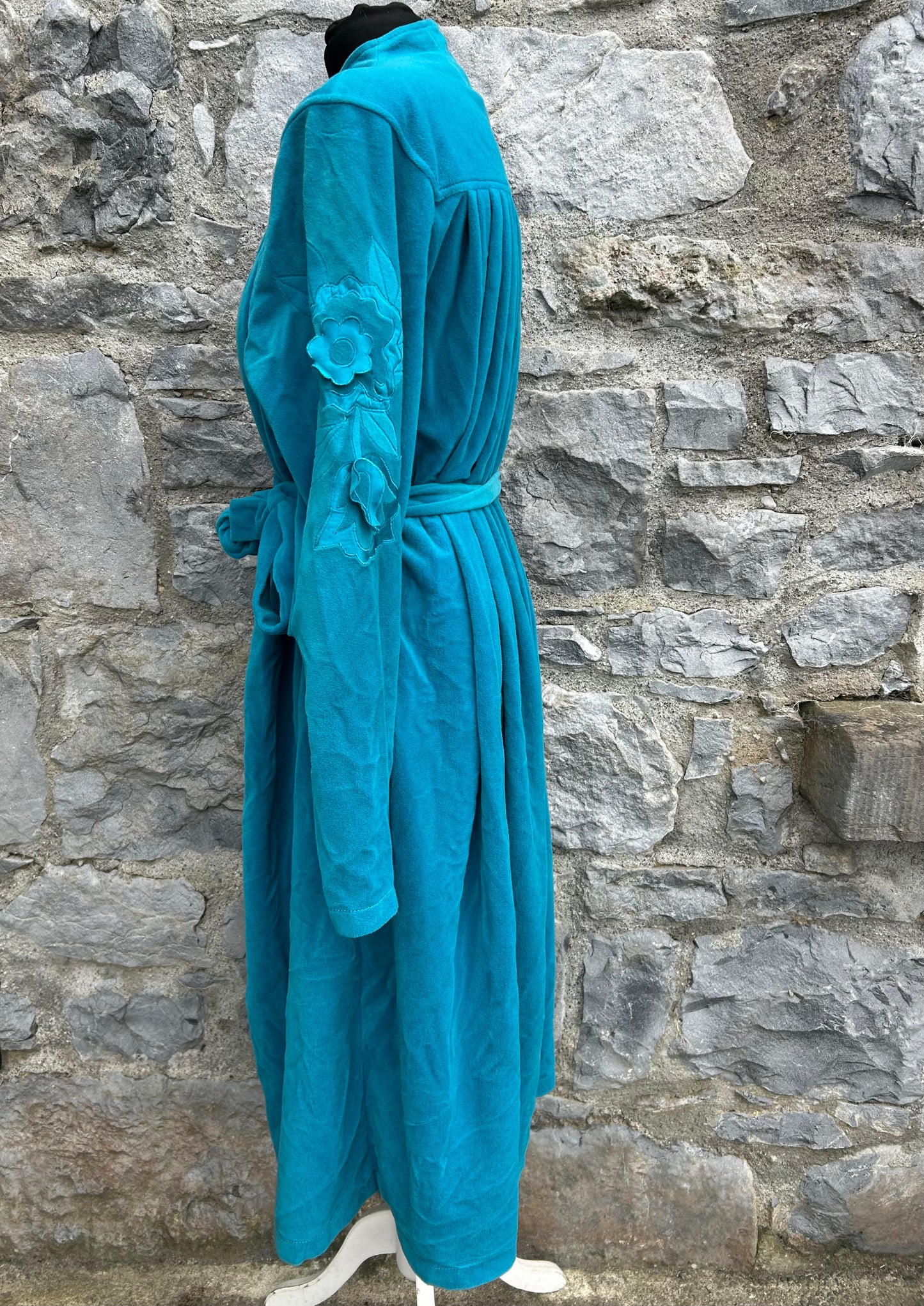 80s petrol velvet nightgown uk 16-18