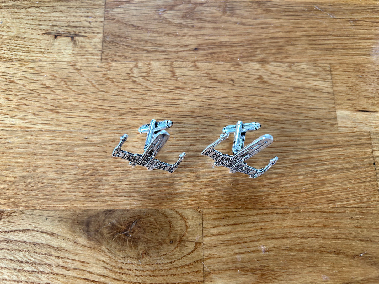 Big spaceship cufflinks