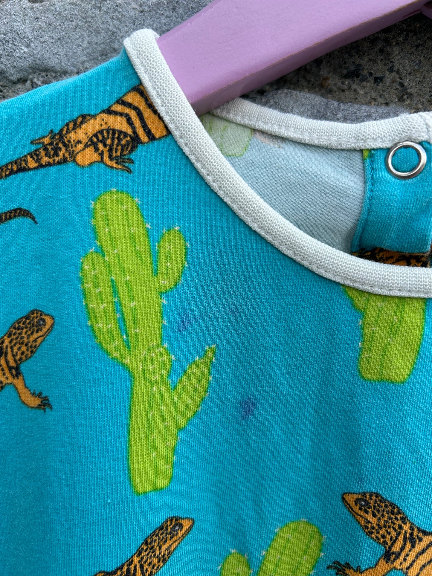 Iguanas blue dress  5-6y (110-116cm)