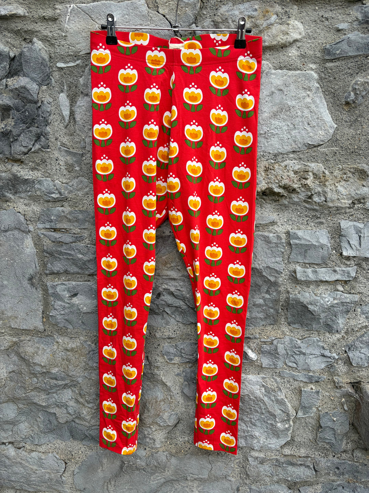 Tulips red leggings uk 10
