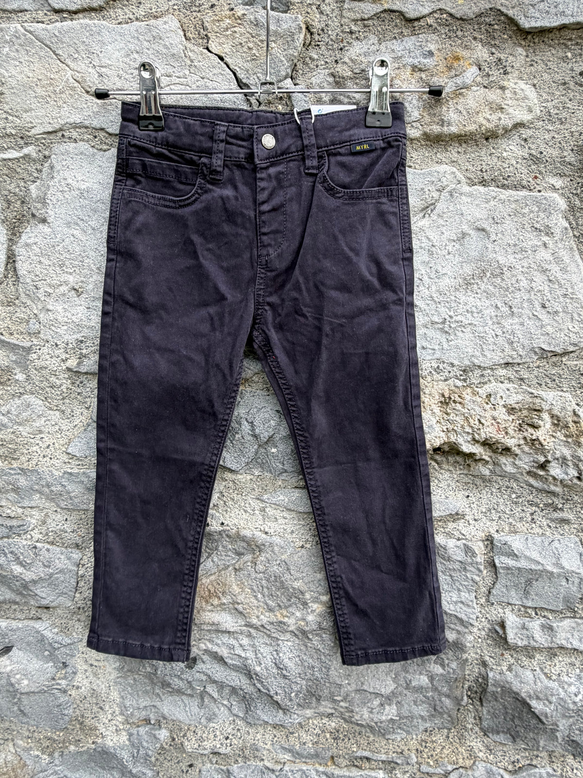 Navy chinos 2y (92cm)