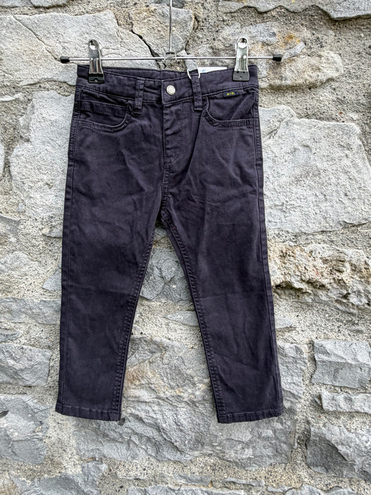 Navy chinos 2y (92cm)