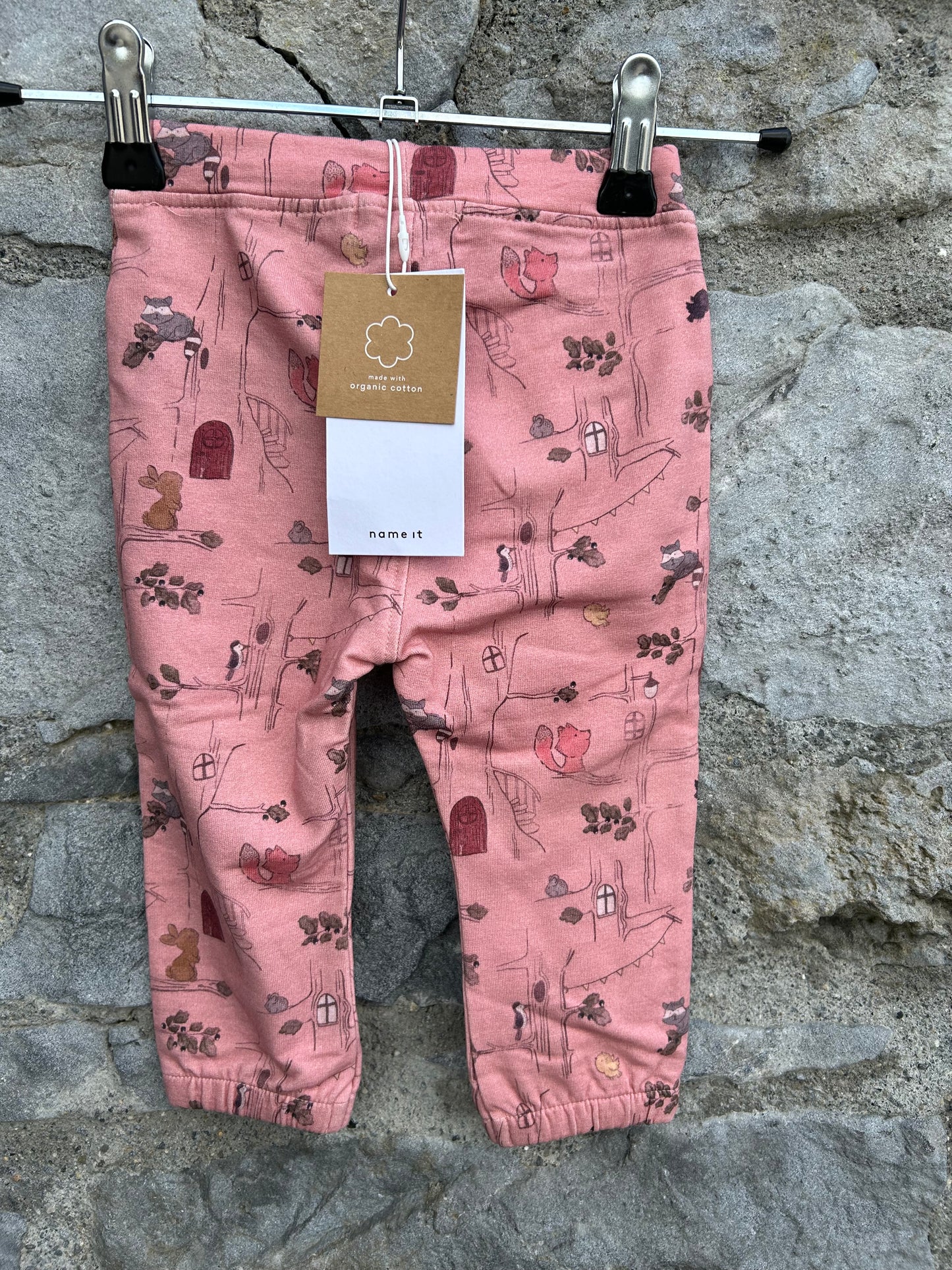 Pink woodland pants  3-6m (62-68cm)