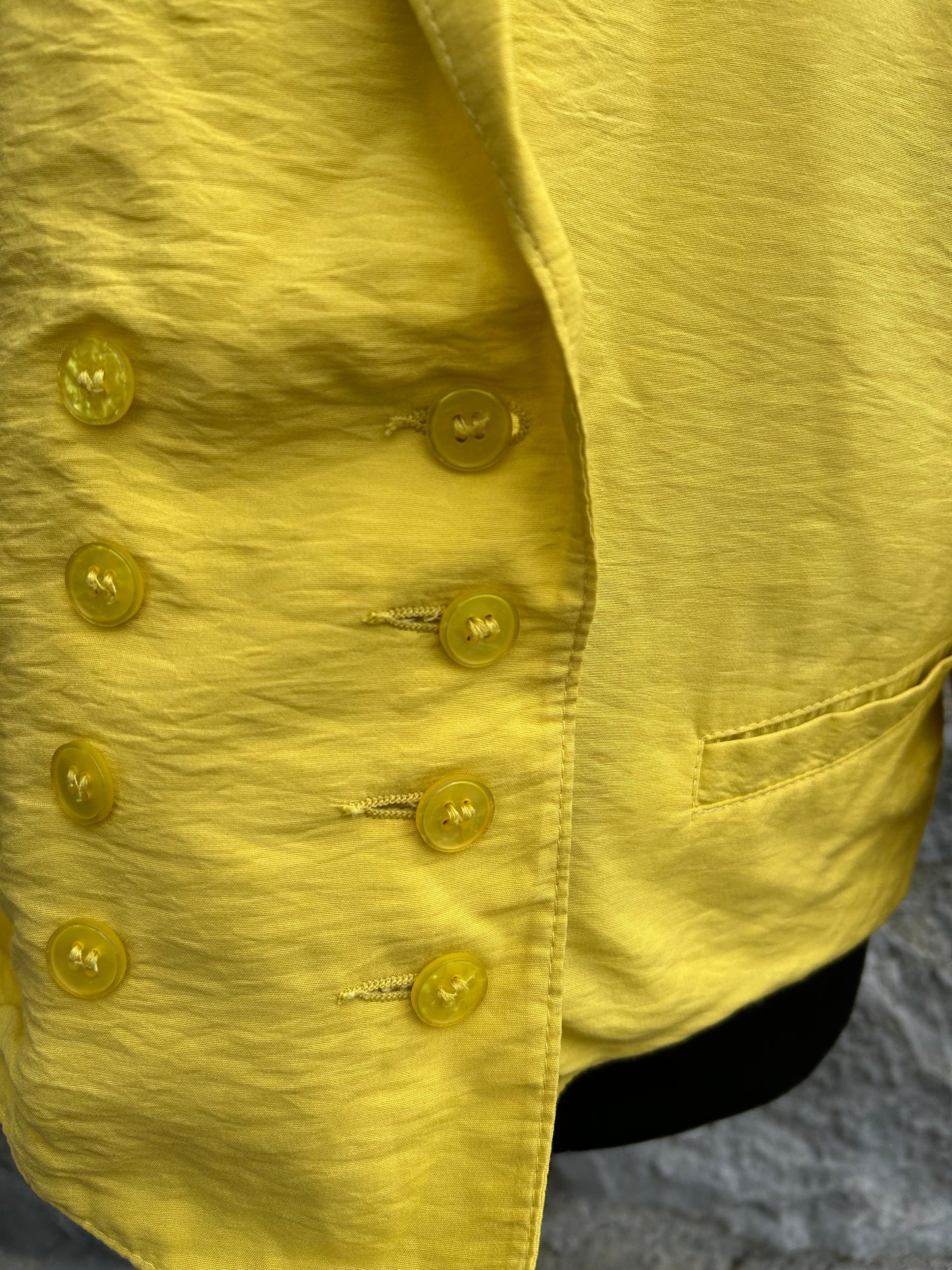 80s yellow jacket uk 16