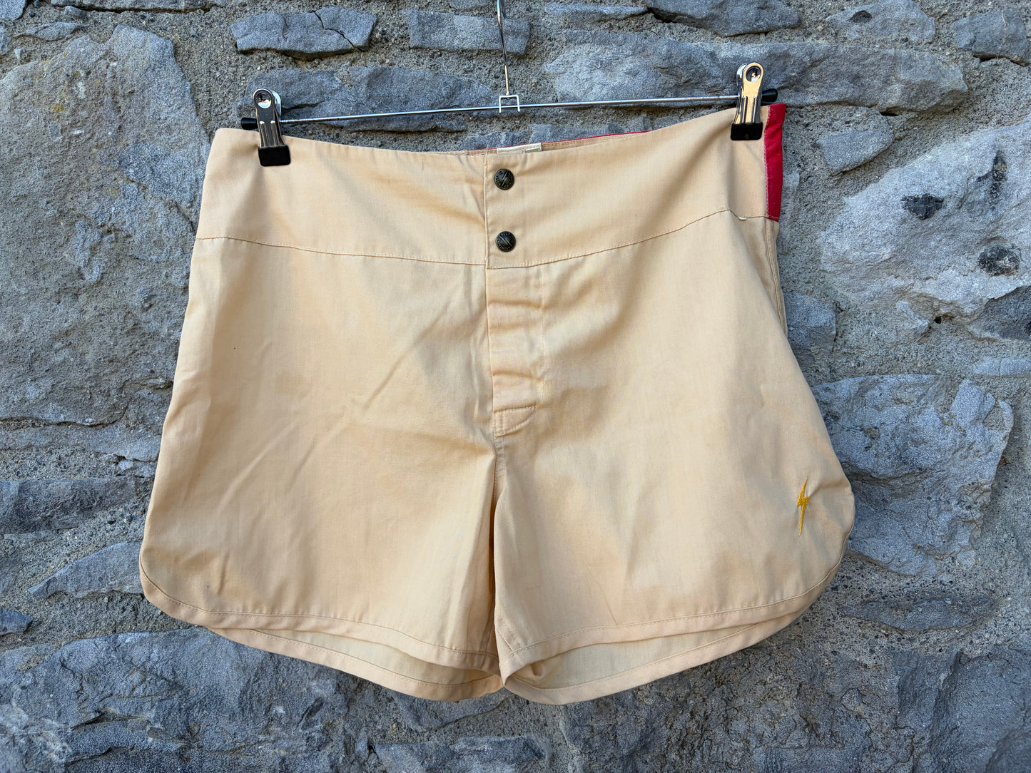 90s beige shorts uk 14