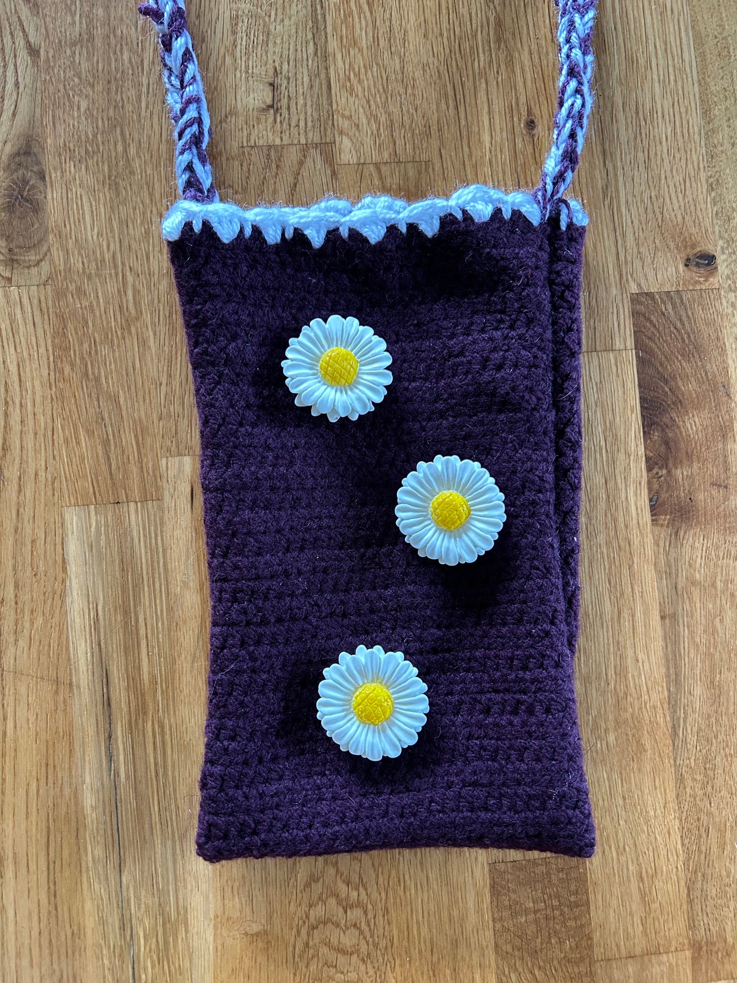Handmade daisy bag