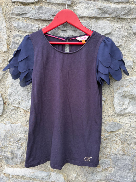 Navy top 8-9y (128-134cm )