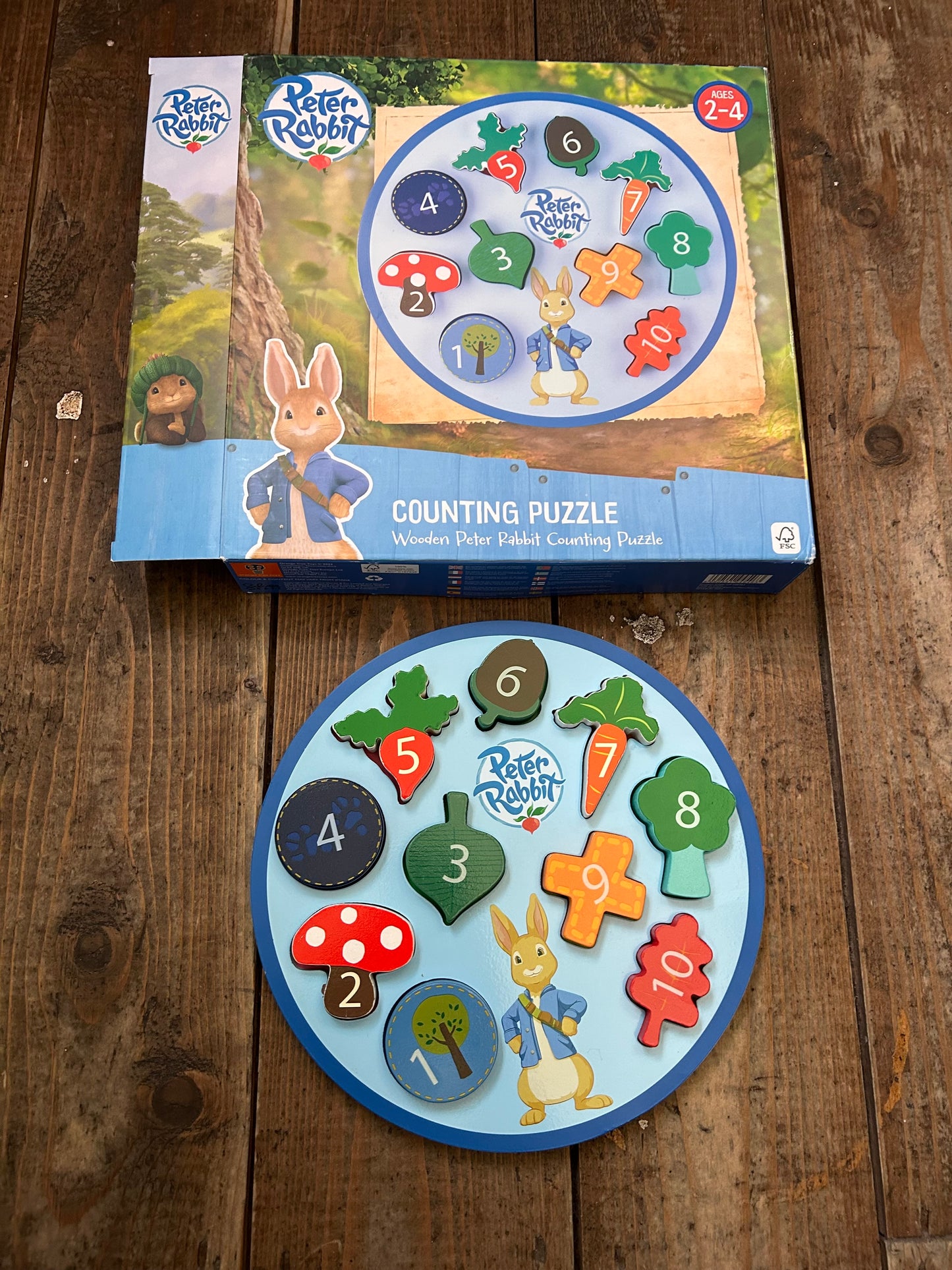 Peter rabbit counting puzzle