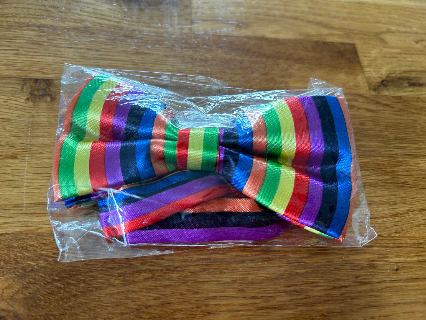 Rainbow bow tie