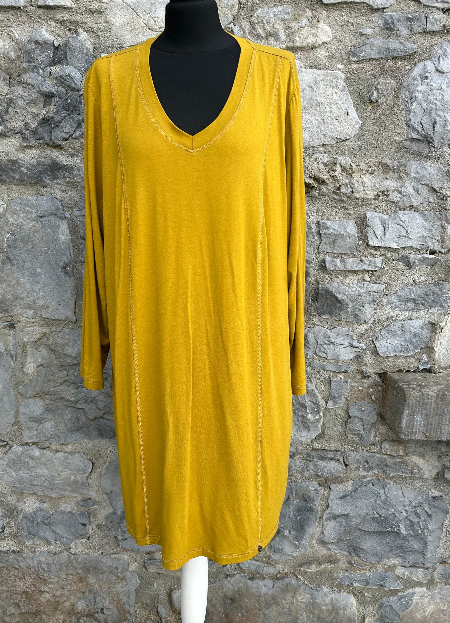 Mustard dress uk 20-24