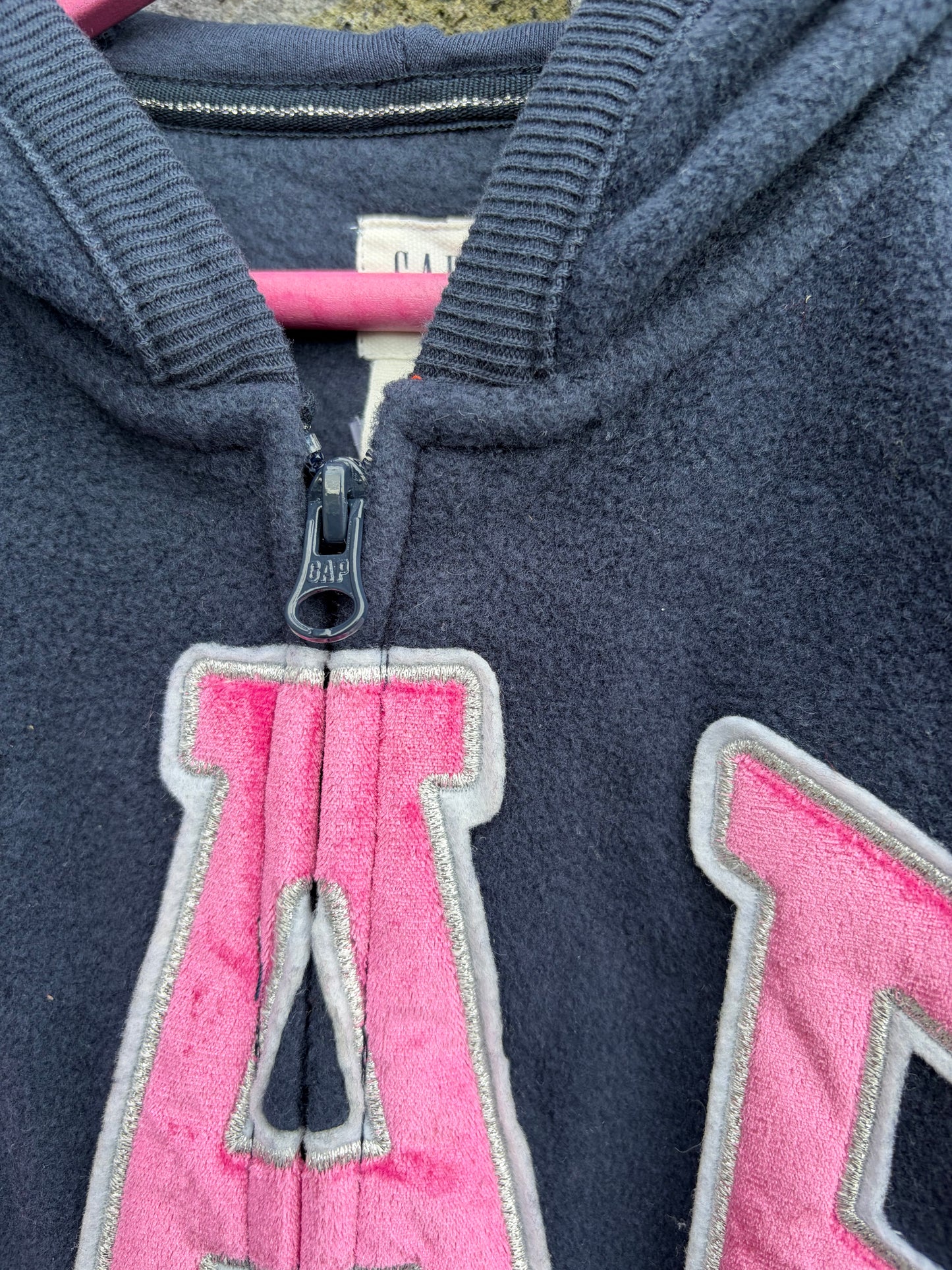 Navy fleece hoodie   11-12y (146-152cm)