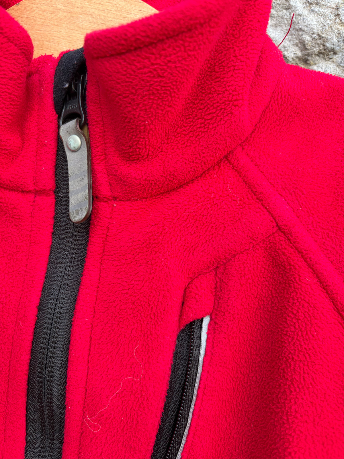 Pop red windproof fleece 4-5y (104-110cm)