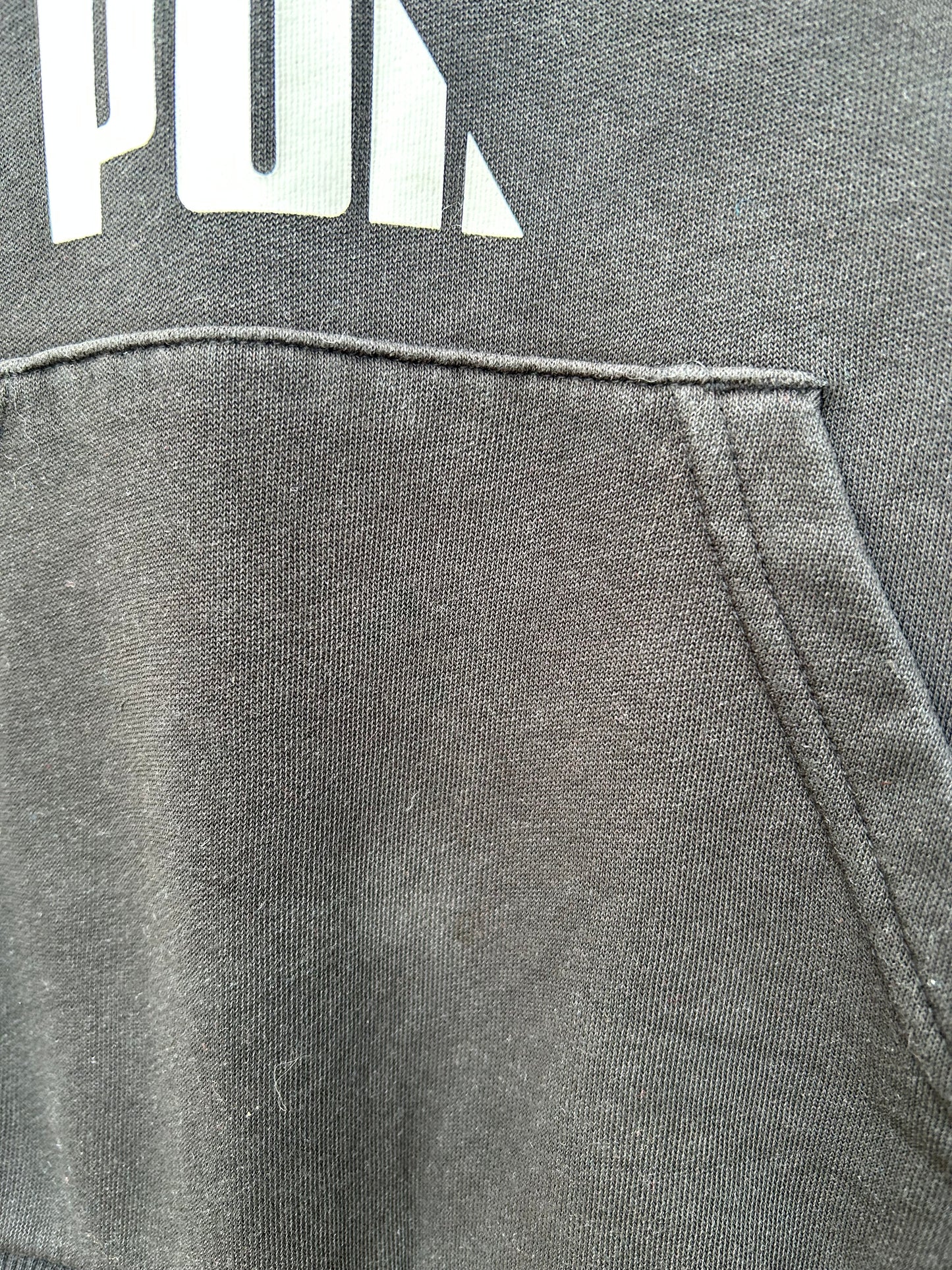 Black logo hoodie  6-7y (116-122cm)