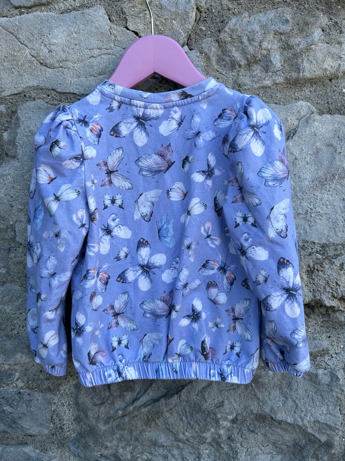 Lilac butterfly cardigan  18-24m (86-92cm)