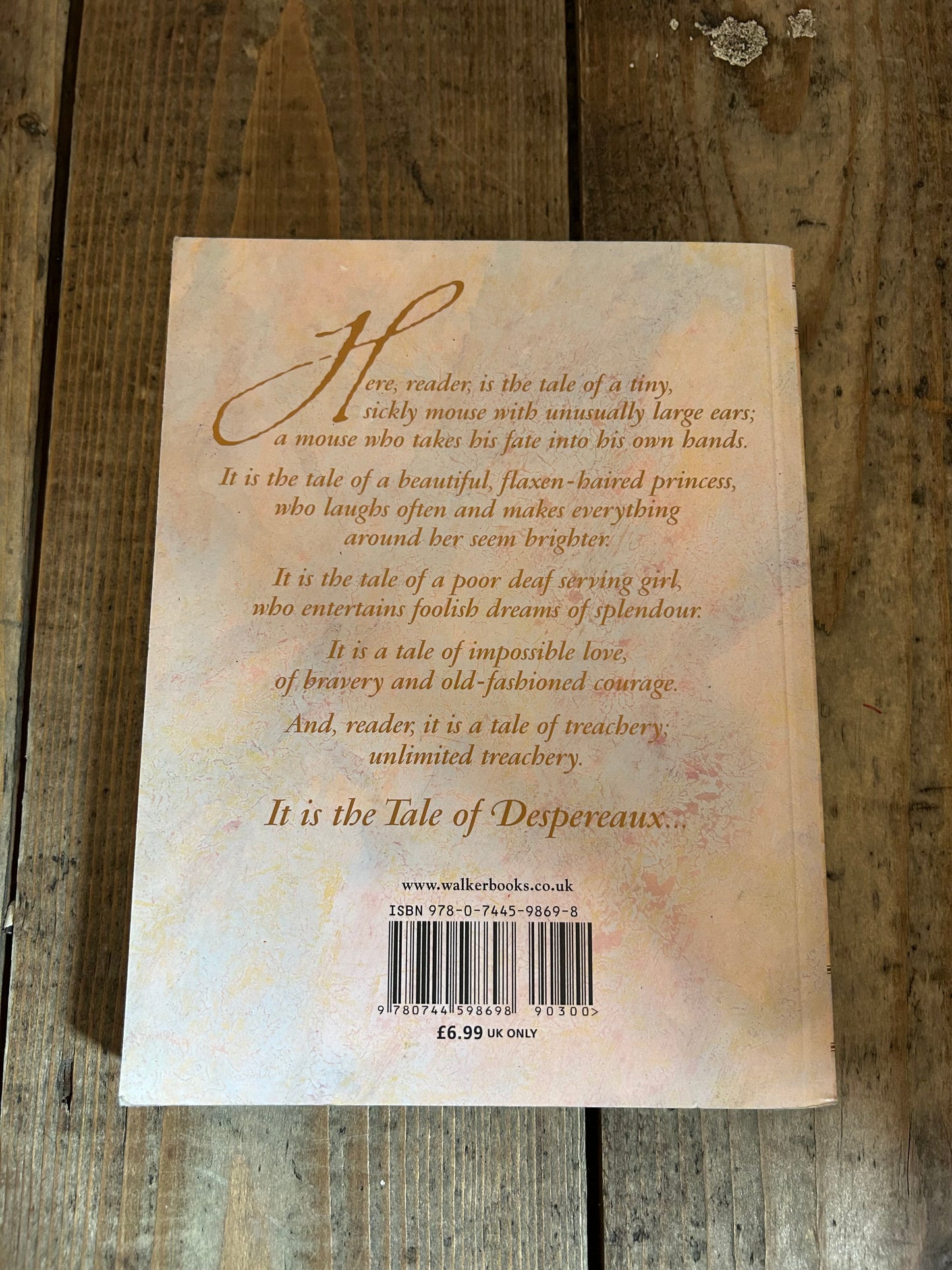 The tale of Despereaux by Kate DiCamillo