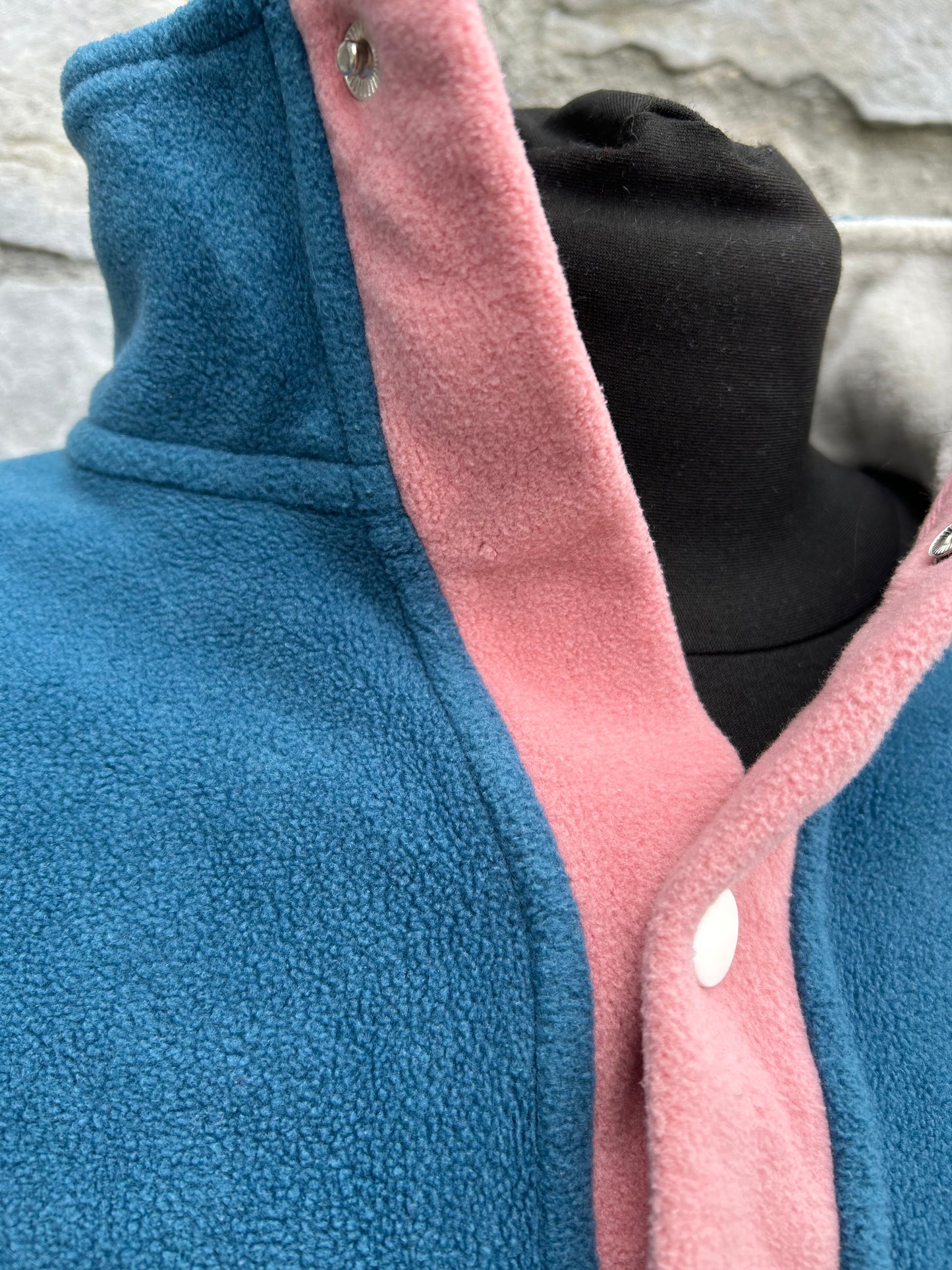 Unisex Popper Neck Fleece uk 14-16