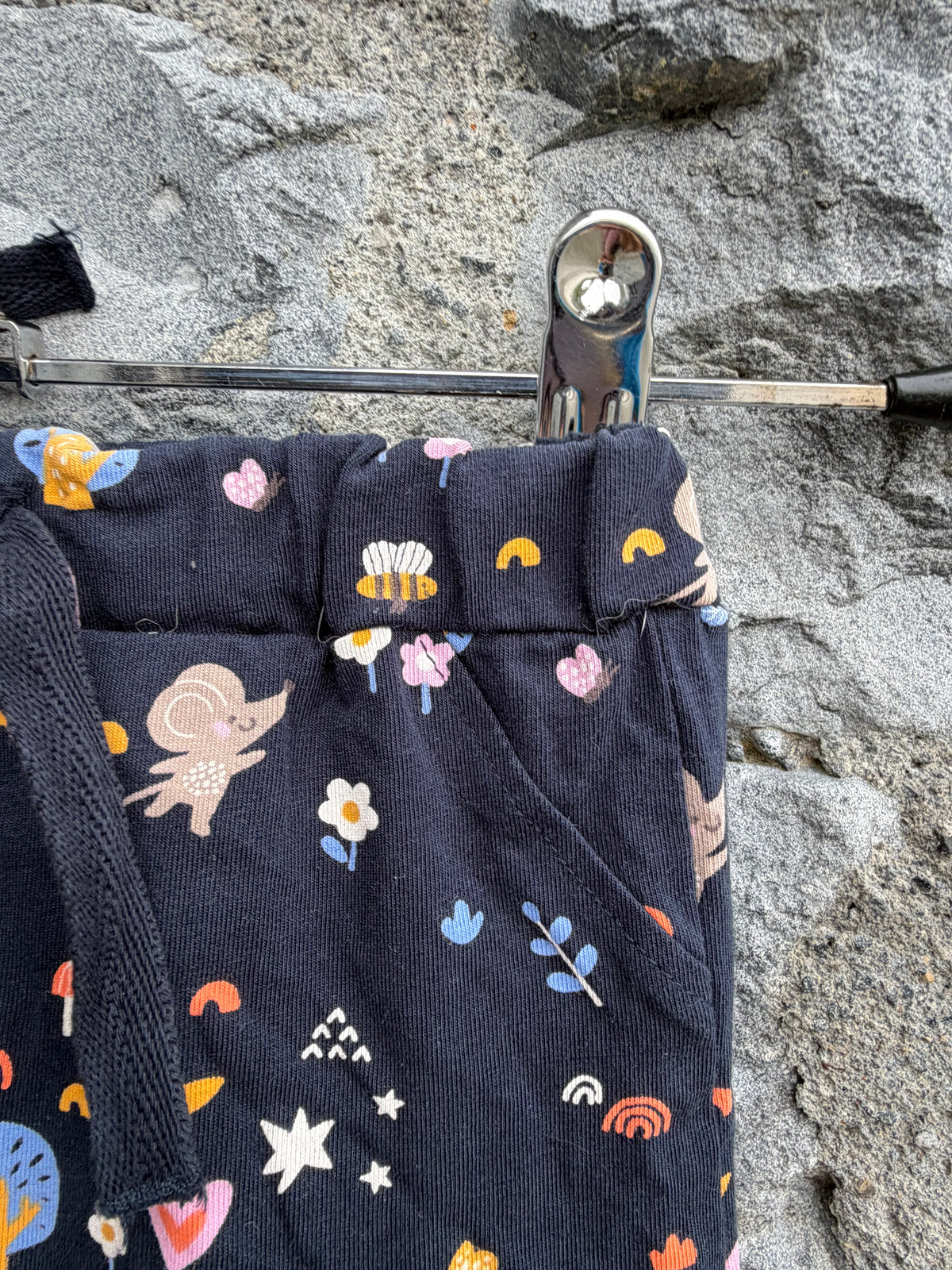 Woodland navy pants  6-9m (68-74cm)