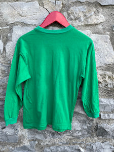 80s Bugs green top  7y (122cm)