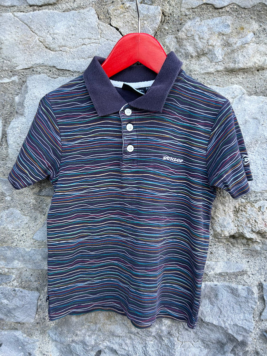 Rainbow waves polo top  2-3y (92-98cm)