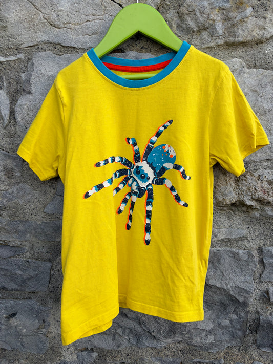 Spider yellow T-shirt  7-8y (122-128cm)
