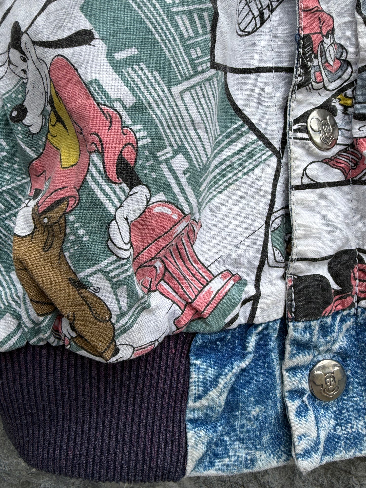 80s Mickey Mouse reversible jacket  5y (110cm)
