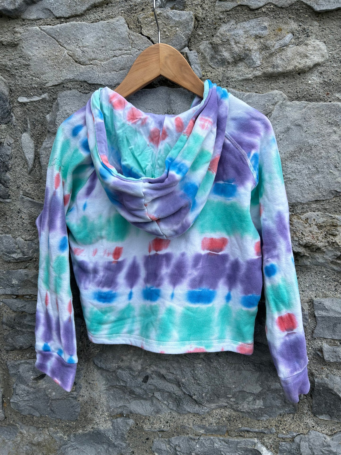 Tie-dye cropped hoodie   7-8y (122-128cm)