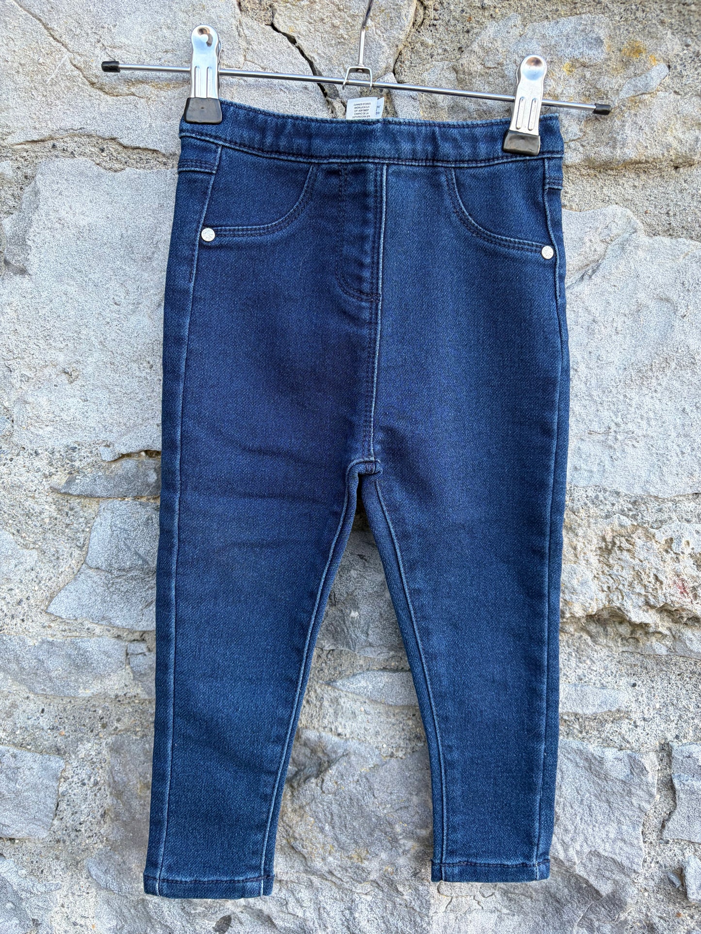 Navy jeggings 18-24m (86-92cm)