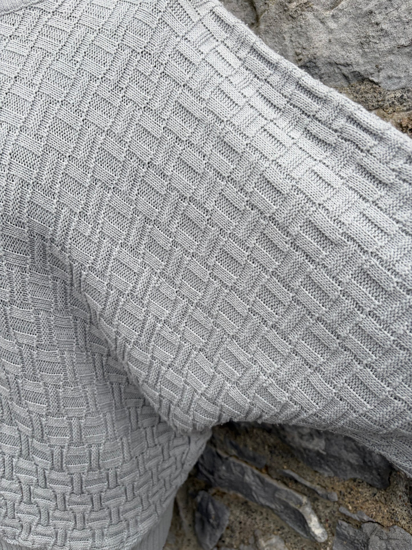 80s grey light jumper uk 10-12