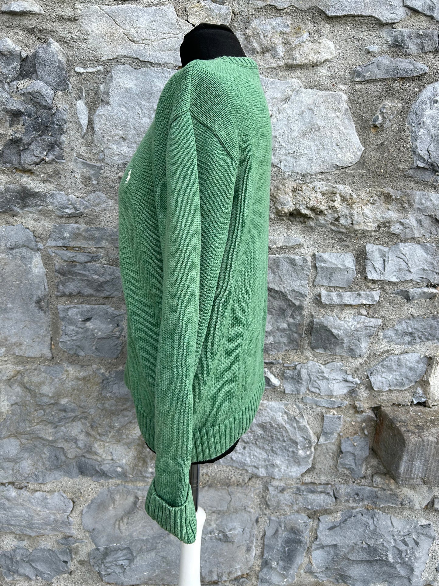 RL green jumper uk 12-14