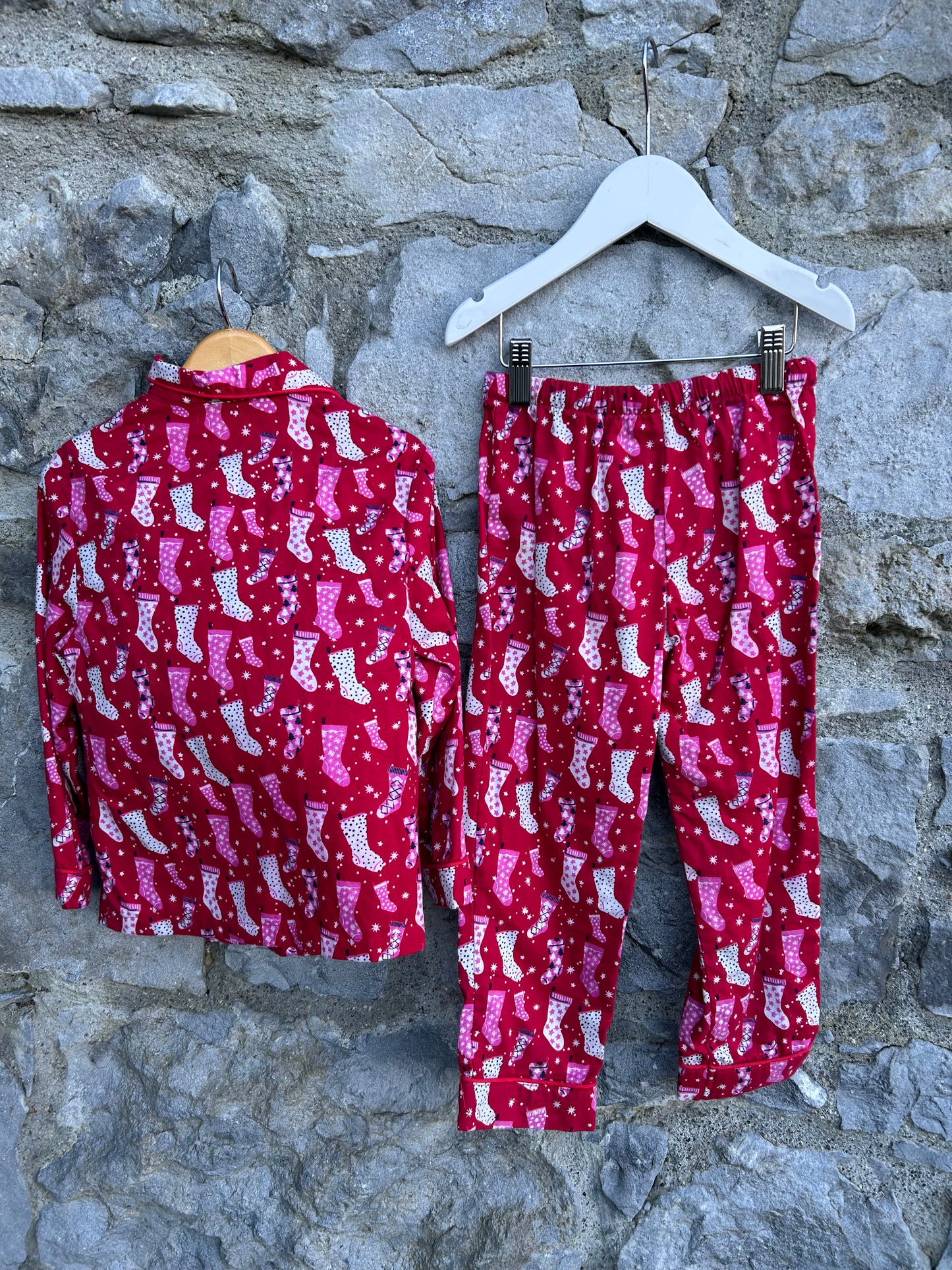 Christmas stockings red pjs  18-24m (86-92cm)