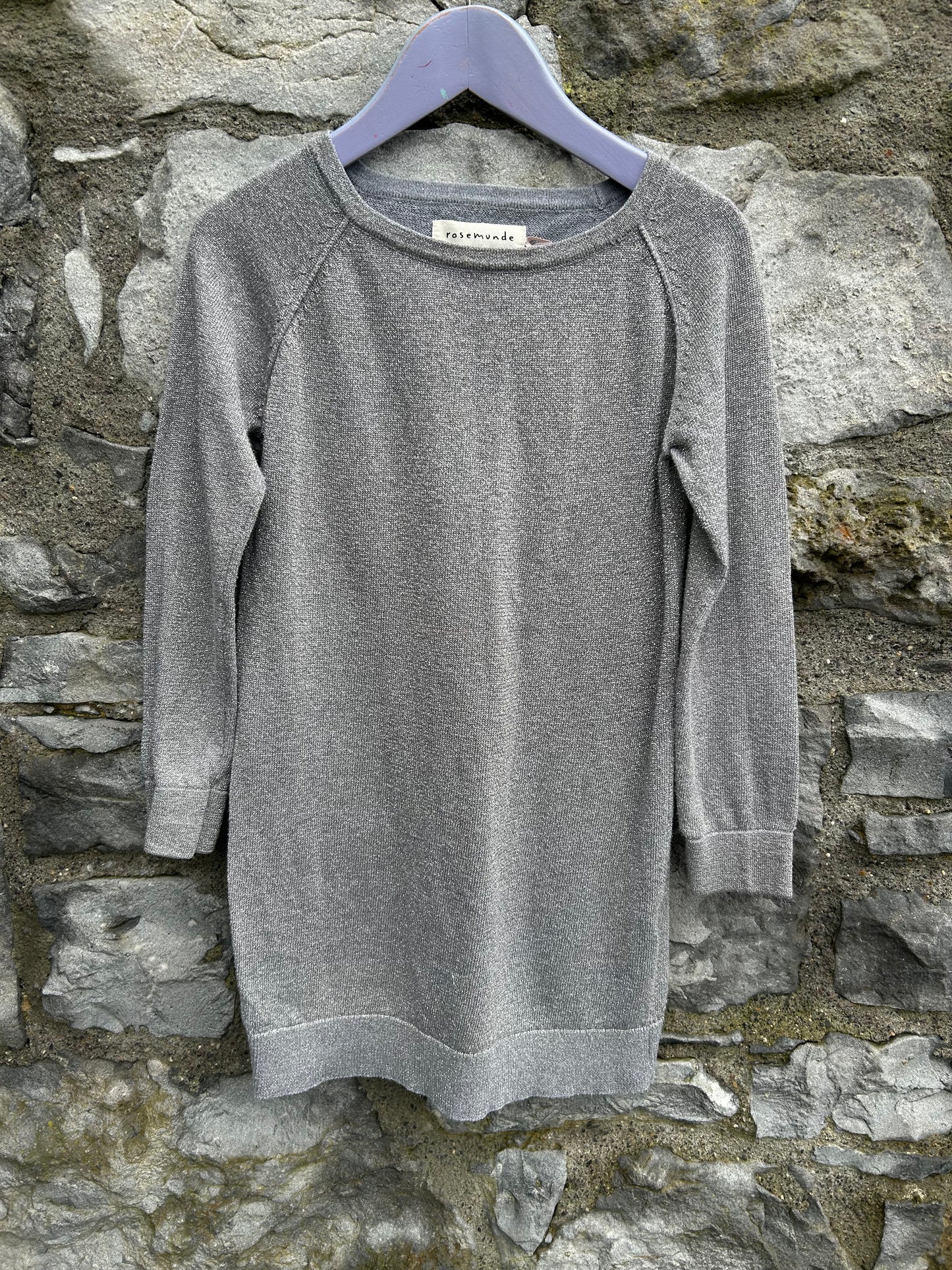 Silver sparkly long top  uk 6