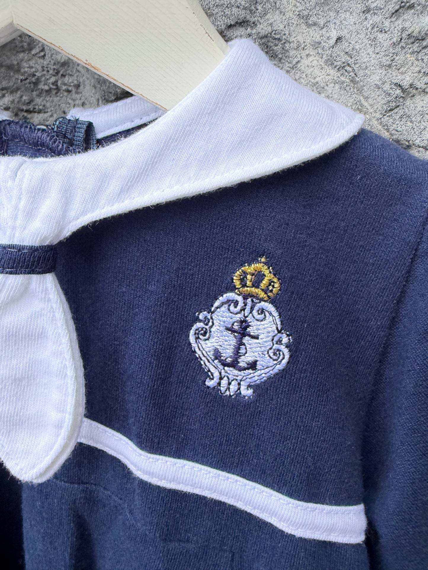 80s sailor navy onesie  3m (62cm)