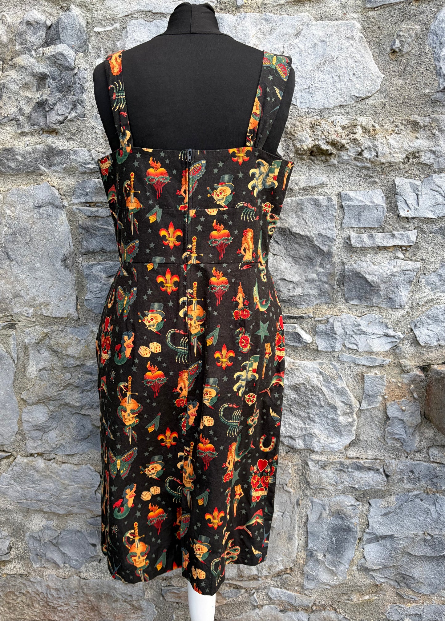 Tattoo art rockabilly pinup dress