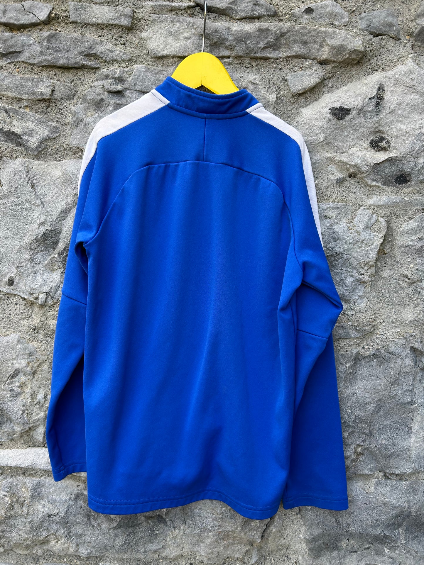 Blue half zip sport top  10-11y (140-146cm)