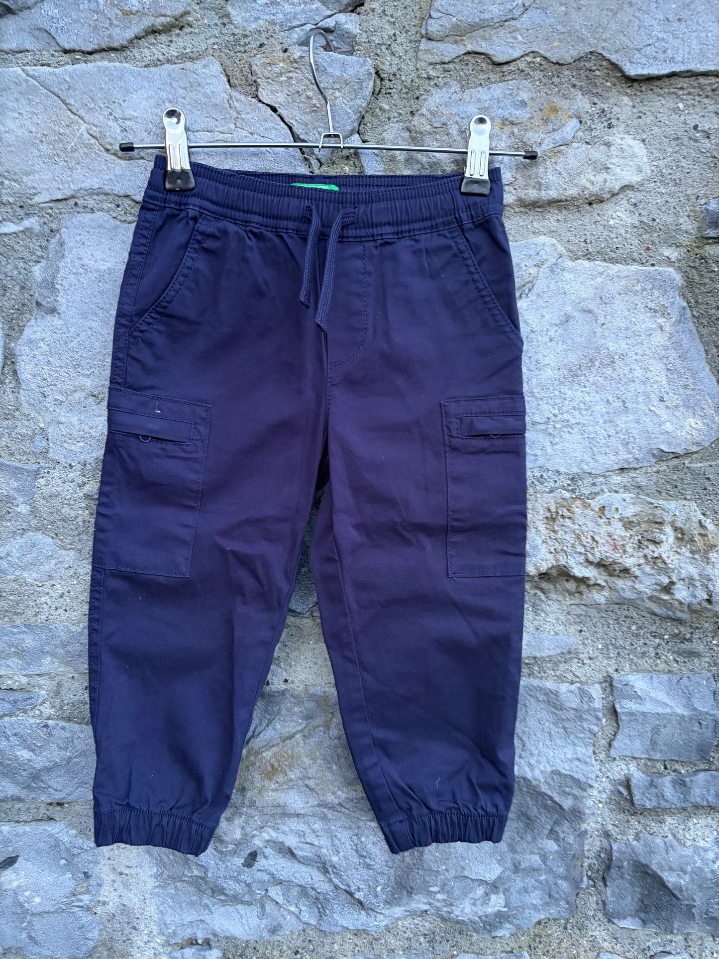 Navy cargo pants  2-3y (92-98cm)