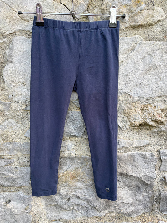 Navy leggings   4y (104cm)