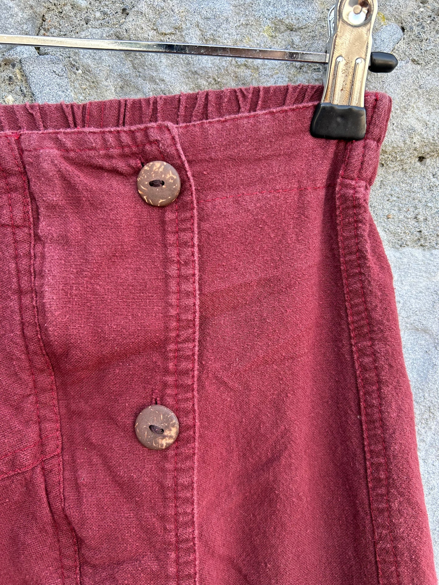 Maroon baggy pants uk 12