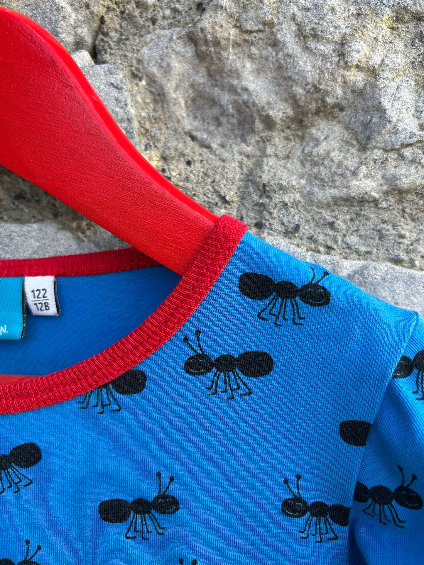 Ants blue tunic  7-8y (122-128cm)