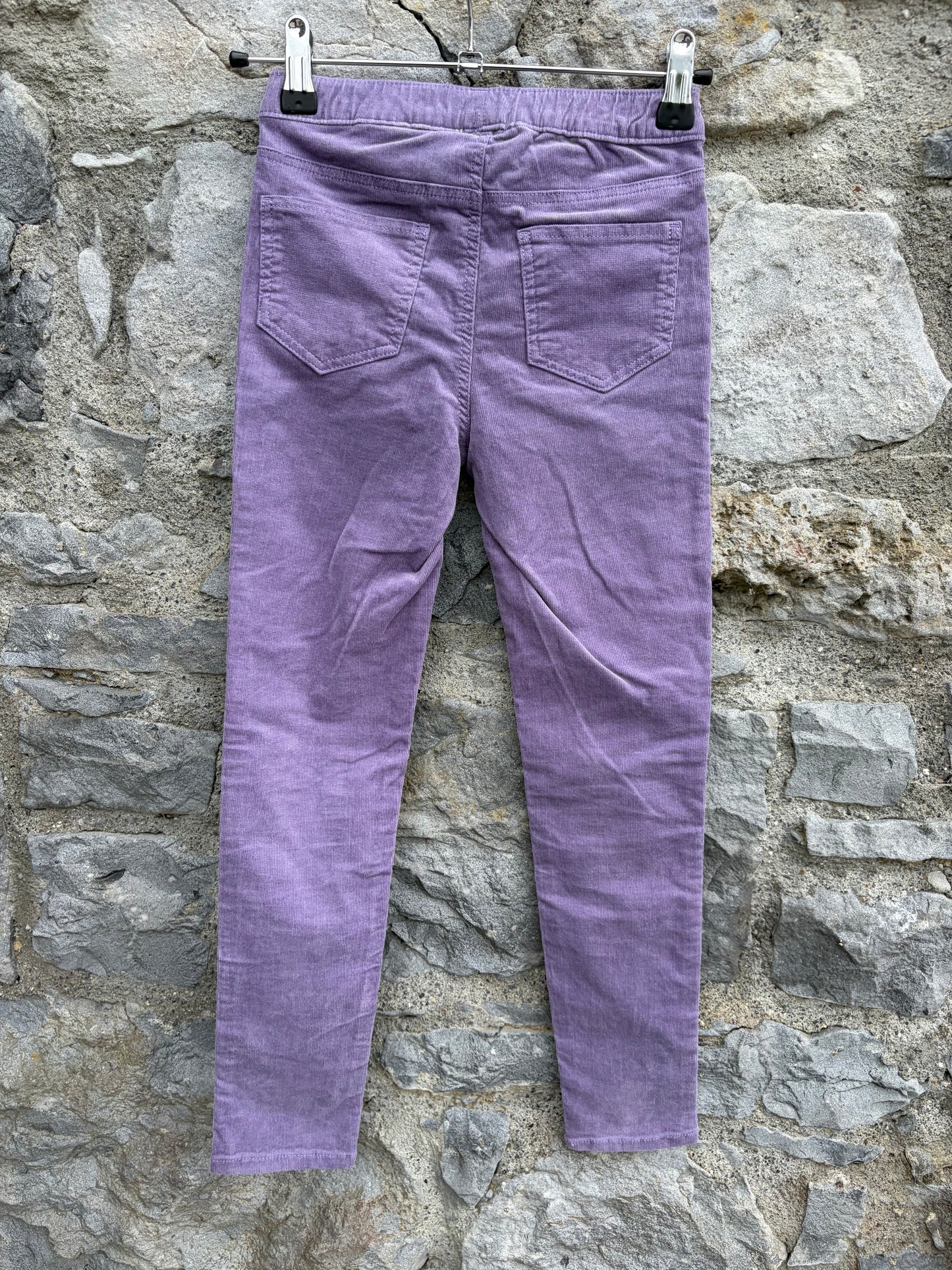 Purple cord treggings  7-8y (122-128cm)