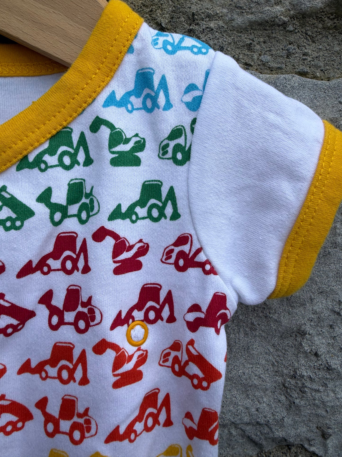 Colourful vehicles vest  0-3m (56-62cm)