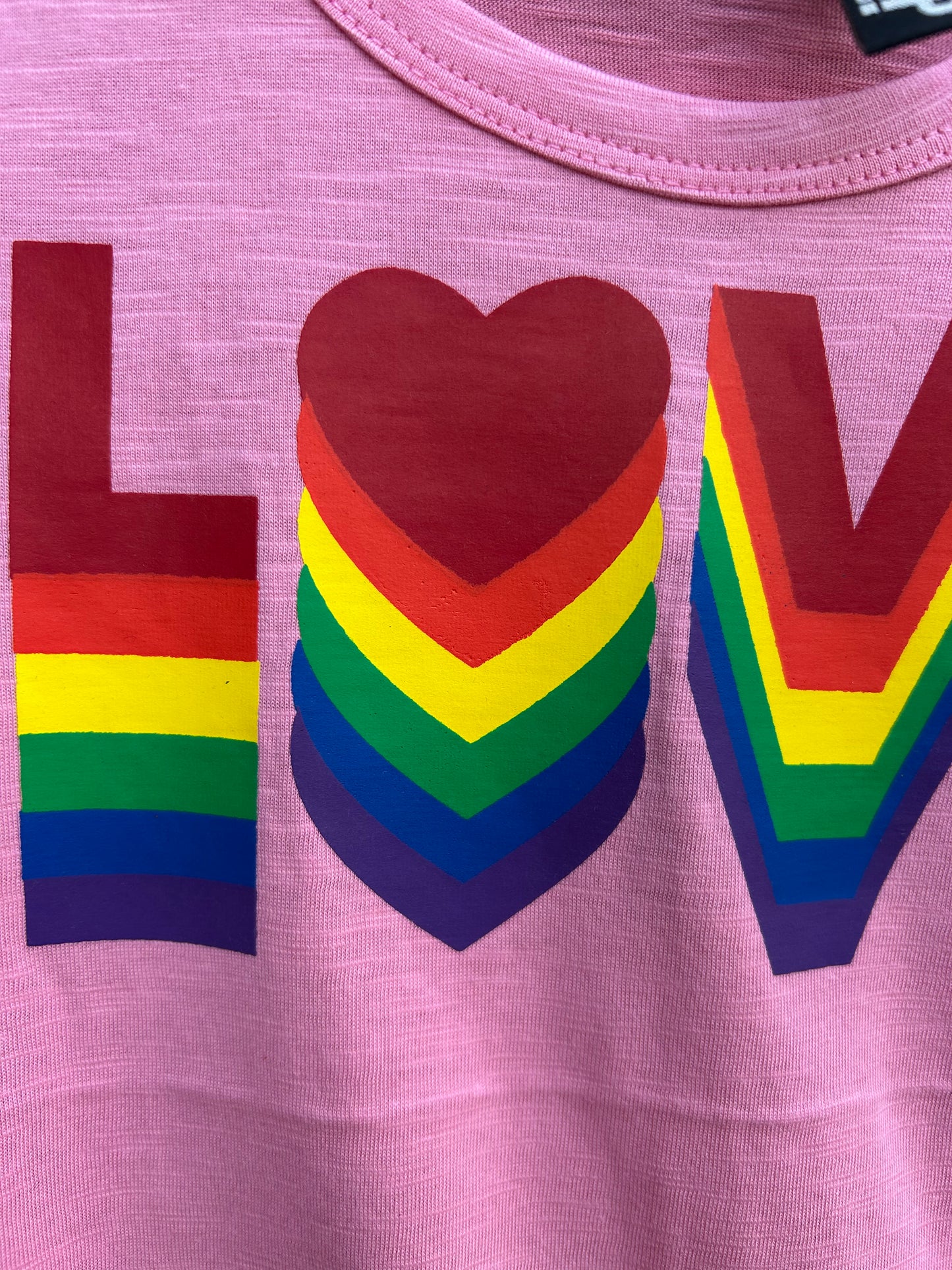 Love pink T-shirt  3-4y (98-104cm)