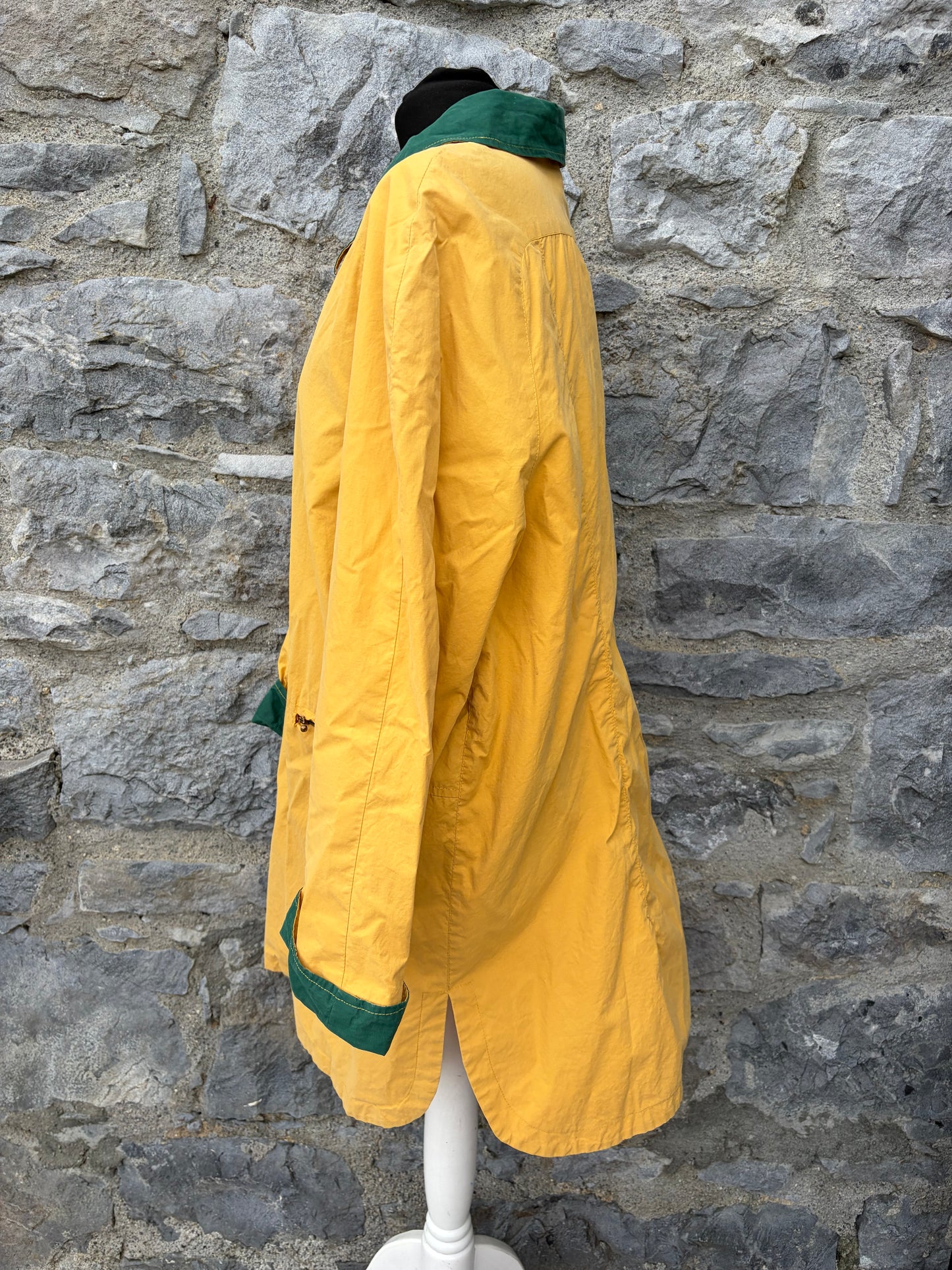 80s yellow coat uk 10-12