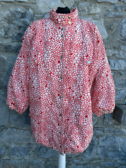 80s red spotty jacket uk 14