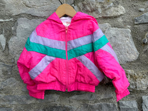 80 soccer pink jacket  9-12m (74-80cm)