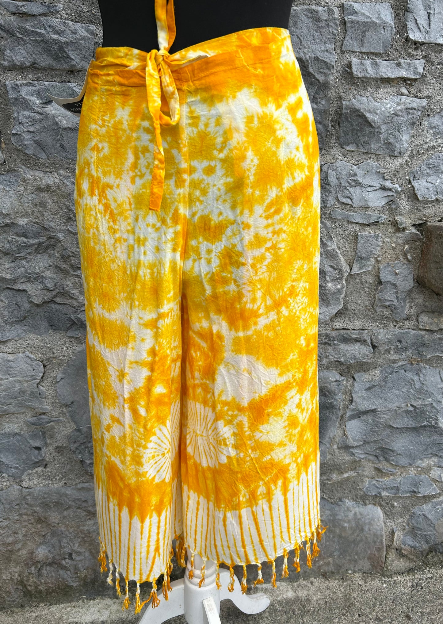 Yellow boho pants uk 8-10