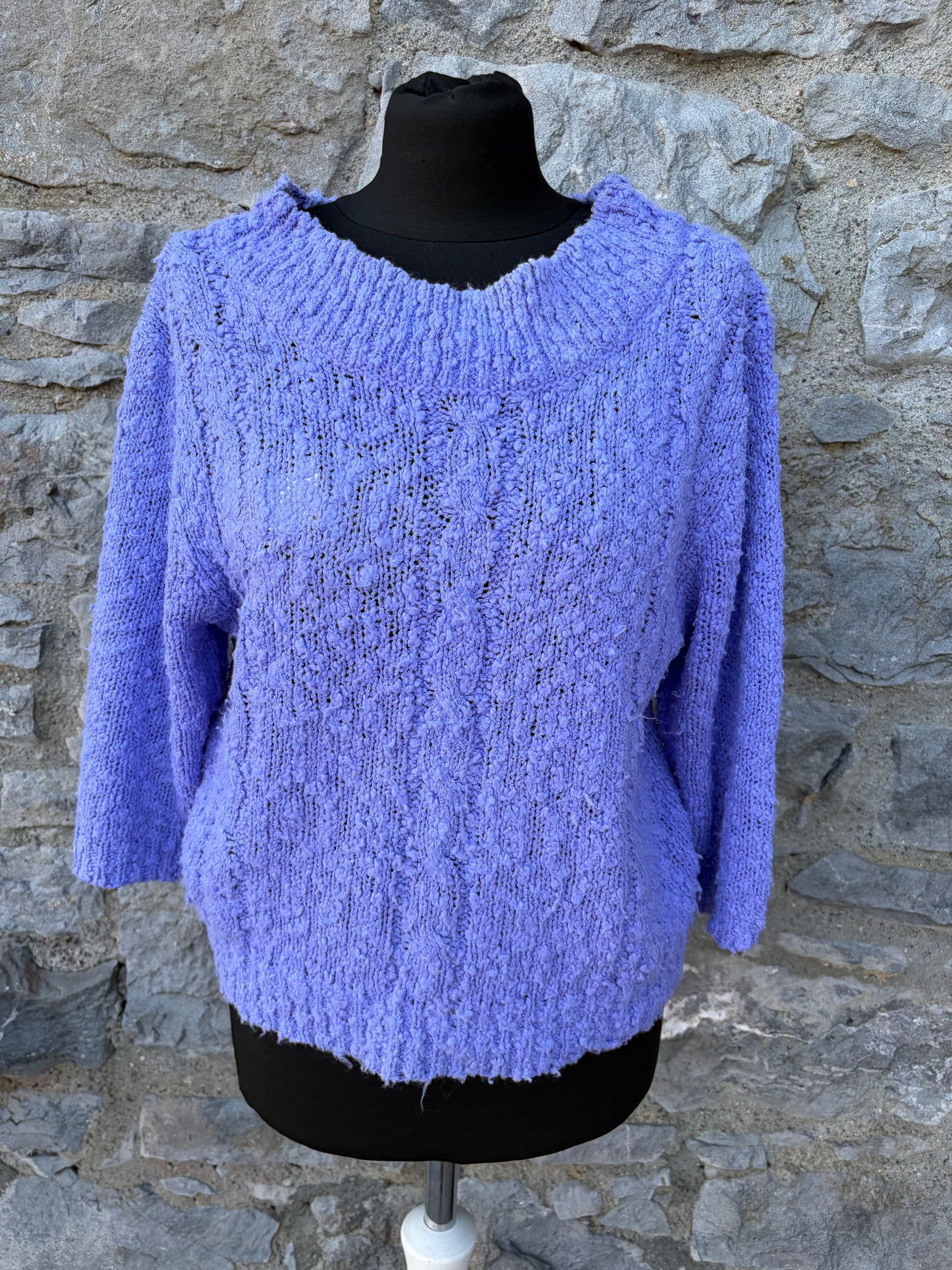 80s purple jumper uk 10-12