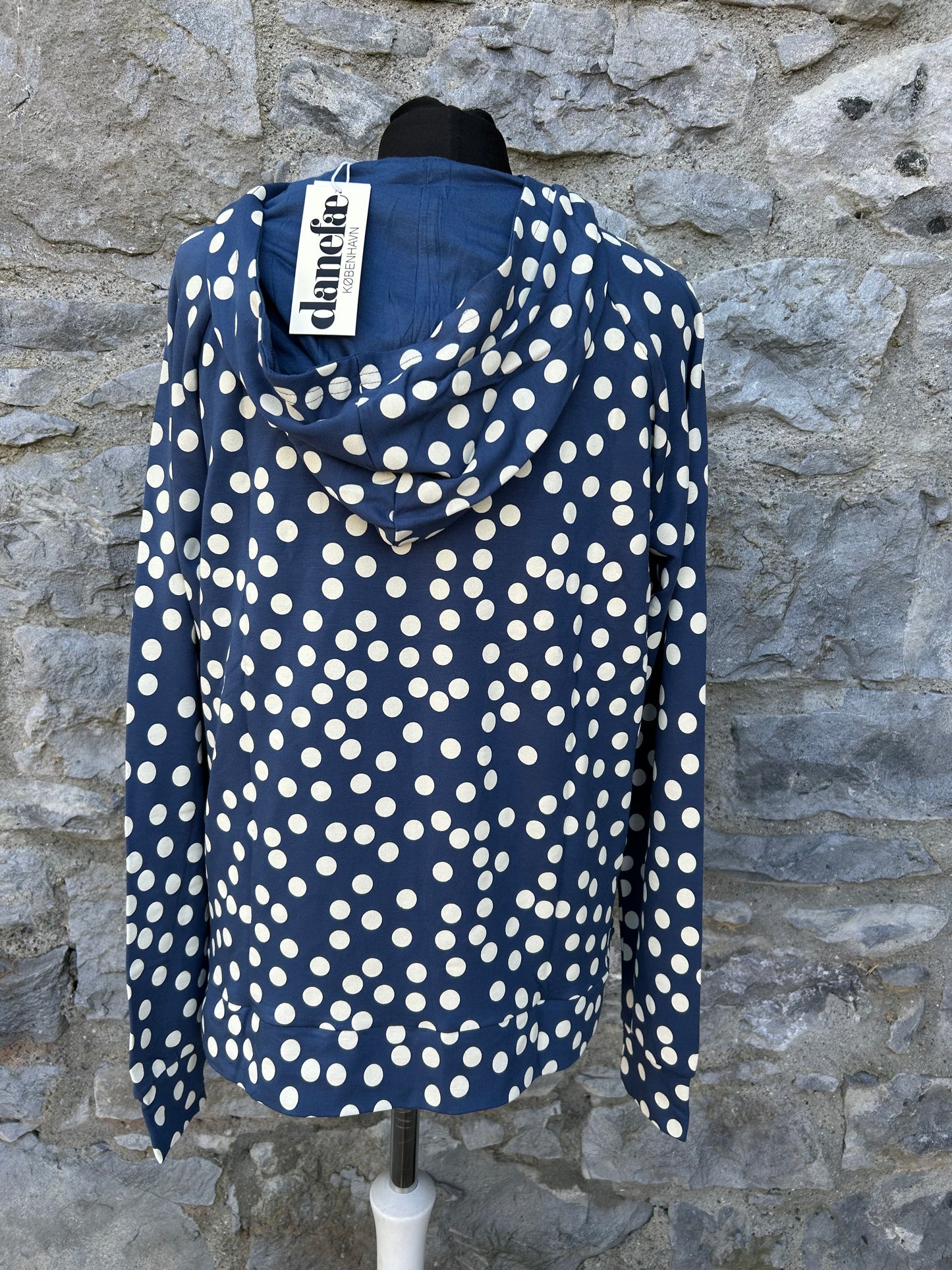 Mega dots navy hoodie uk 12