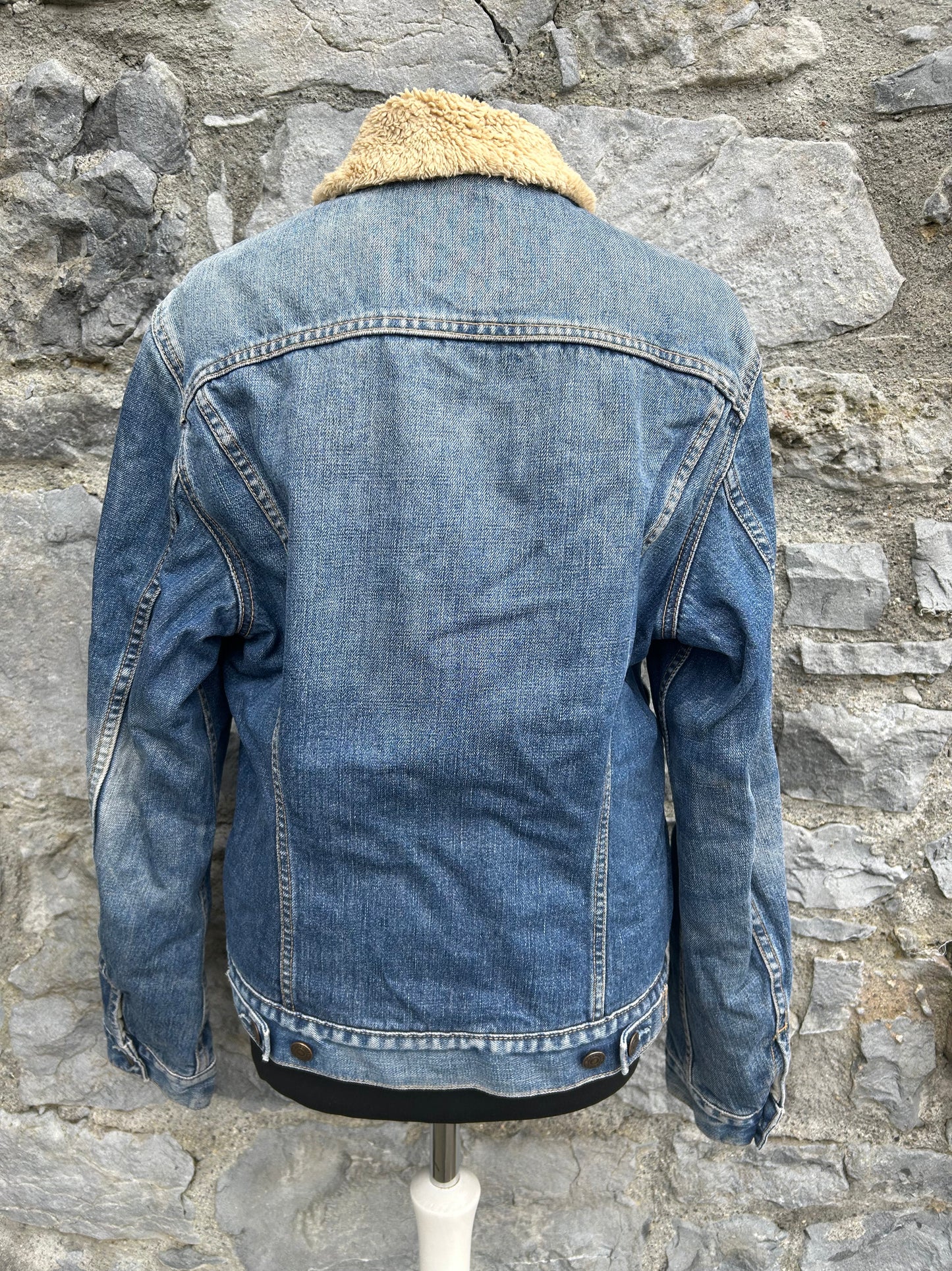 Sherpa Trucker denim jacket uk 8-10