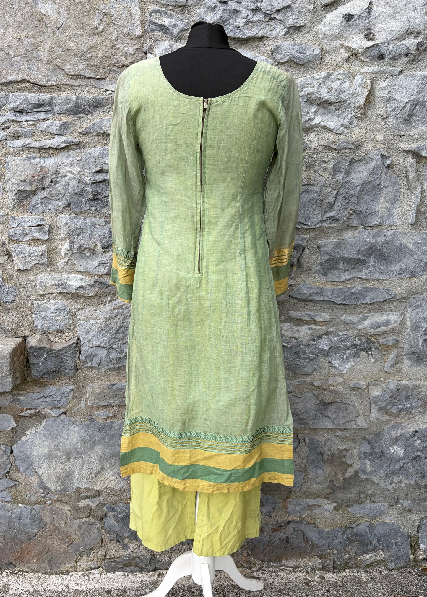 90s green tunic uk 4-6