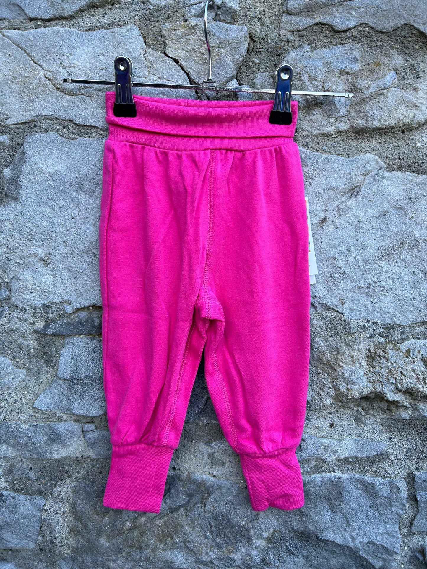 Pink baggy pants 3-6m (62-68cm)